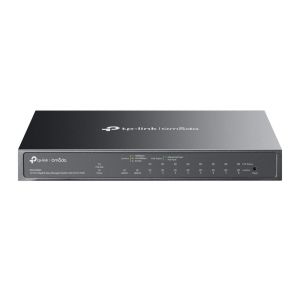 TP-Link Omada ES210GMP 10-Port Gigabit Easy Managed Switch with 8-Port PoE+ 123W