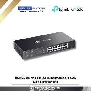 TP-Link Omada ES210GMP 10-Port Gigabit Easy Managed Switch with 8-Port PoE+ 123W