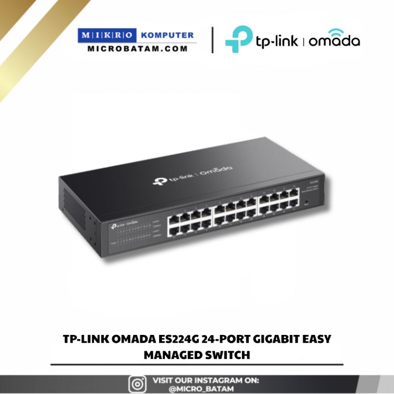 TP-Link ES224G Omada 24-Port Gigabit Easy Managed Switch