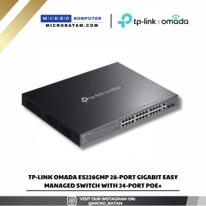 TP-Link ES228GMP Omada 28-Port Gigabit Easy Managed Switch with 24-Port PoE+