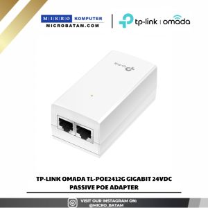 TP-Link Omada TL-POE2412G Gigabit 24VDC Passive PoE Adapter