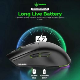 NYK NEMESIS RIOT MQ-10 Dual Wireless Charging Dock Gaming Mouse