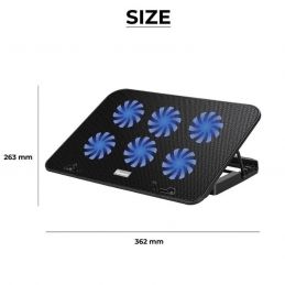 NYK Nemesis X-3 Winterstrom Cooler pad 6 LED Fan