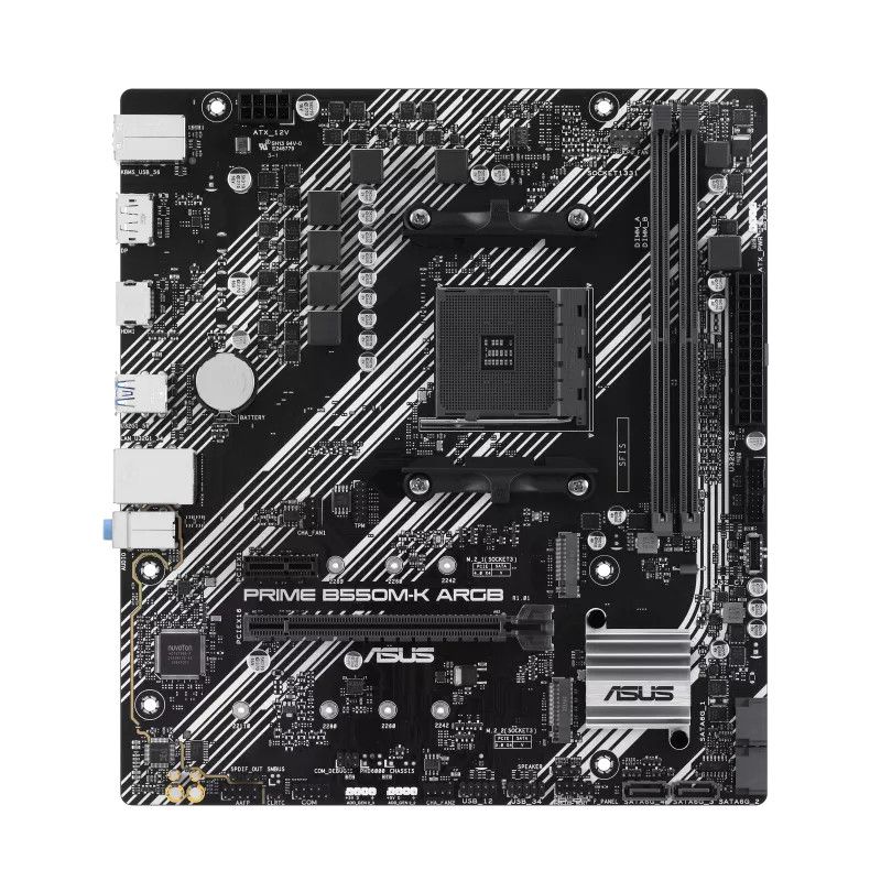 ASUS PRIME B550M-K ARGB - AM4 ASUS PRIME B550M-K ARGB - AM4