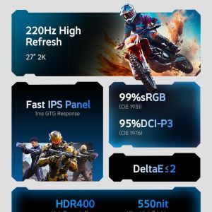 Skyworth Monitor Gaming F27G32Q 27" Panel IPS Refresh Rate 220Hz