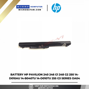 Battery HP Pavilion 240 246 G1 248 G2 250 14-D010AU 14-B040TU 14-D010TU 255 G3 Series OA04