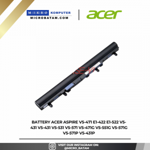 Baterai Acer E5-422 E5-472 E5-473 E5-522 E5-532 E5-573 E5-722 E5-772 ( AL15A32 )