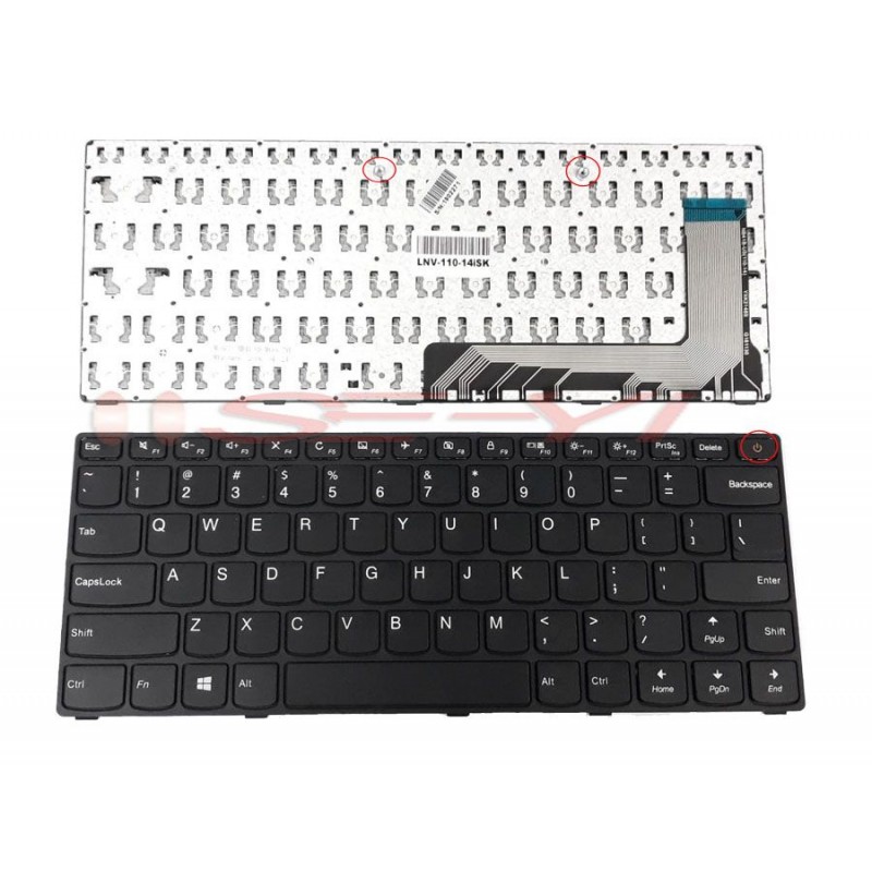 Keyboard Lenovo Ideapad 110-14 110-14ibr 110-14isk Soket Tengah Keyboard Lenovo Ideapad 110-14 110-14ibr 110-14isk Soket Tengah