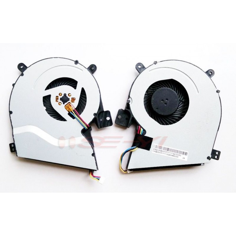 Fan Asus X451CA X451C X451 X551 X551CA X551C - * TYPE KSB0505HB DC5V - 0.40A ( 4PIN ) Fan Asus X451CA X451C X451 X551 X551CA X551C - * TYPE KSB0505HB DC5V - 0.40A ( 4PIN )