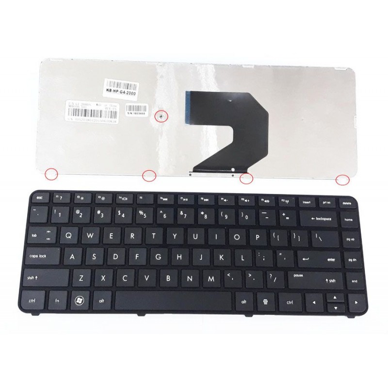 KEYBOARD HP PAVILLION G4-2000 G4-2002 G40-2003 SERIES BLACK WITHOUT FRAME KEYBOARD HP PAVILLION G4-2000 G4-2002 G40-2003 SERIES BLACK WITHOUT FRAME
