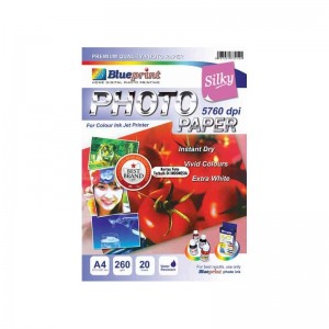 SILKY PHOTO PAPER A4,20SHEET, 260gsm