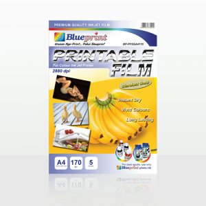 STARDUST GOLD PRINTABLE FILM A4 5SHEET, 170um (PISANG)