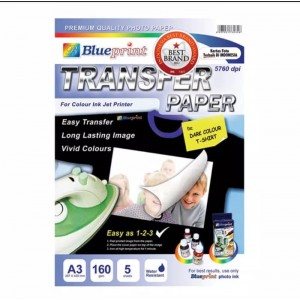 TRANSFER PAPER A3, 5SHEET, 160gsm