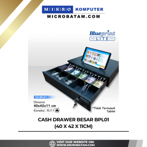 BLUEPRINT CASH DRAWER BESAR (40 x 42 x 11cm)