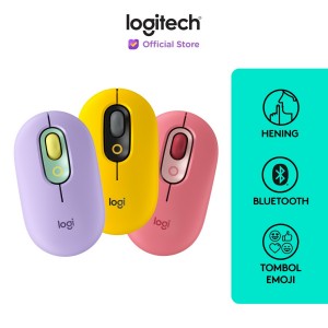 MOUSE LOGITECHPOP MOUSE WITH EMOJI
