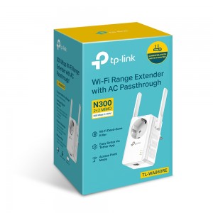 TL-WA860RE 300Mbps Wi-Fi Range Extender with AC Passthrough