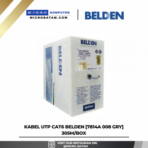 KABEL UTP CAT6 BELDEN 7814A 008 GRY 305M/Box