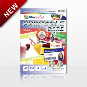 PRINTABLE CARD A3 5SHEET, 830gsm