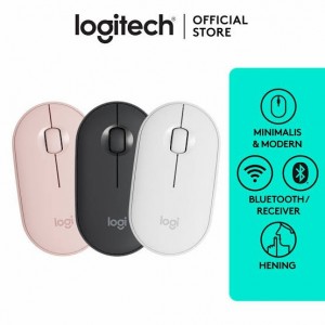 Logitech Mouse Bluetooth M350 GRAPHITE / ROSE / BLUE