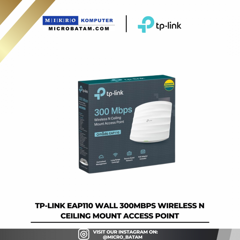 Tp-link EAP110 wall 300Mbps Wireless N Ceiling Mount Access Point Tp-link EAP110 wall 300Mbps Wireless N Ceiling Mount Access Point