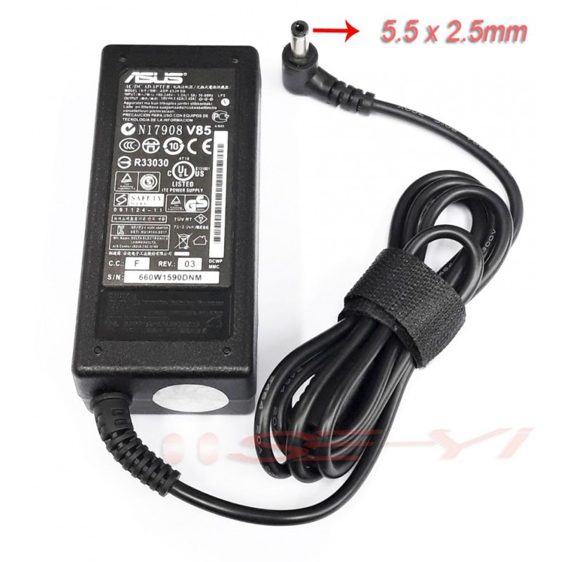 ADAPTOR ASUS AS5 19v 3,42a 5,5 x 1,7 ADAPTOR ASUS AS5 19v 3,42a 5,5 x 1,7