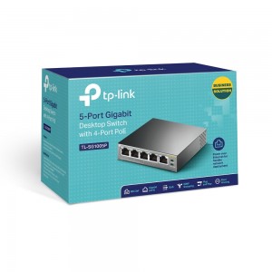 TL-SG1005P 5-Port Gigabit Desktop Switch with 4-Port PoE