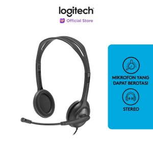 LOGITECH HEADSET STEREO H111 1 JACK