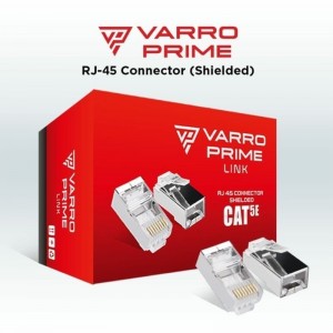 CONNECTOR RJ45 CAT5E SHIELDED BESI 100PCS 
