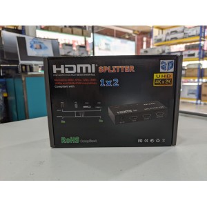 HDMI Splitter 1 In 2 Out 2 Port Hub Split Repeater Amplifier V1.4 3D