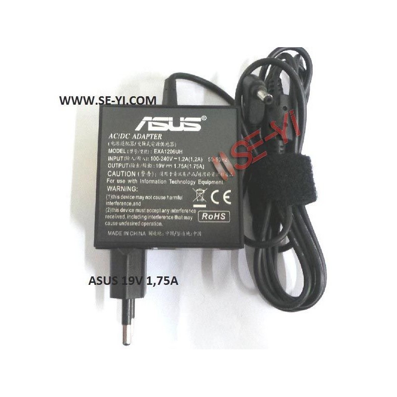 ADAPTOR ASUS AS12 19v 1,75new 4,0 x 1,35 ADAPTOR ASUS AS12 19v 1,75new 4,0 x 1,35