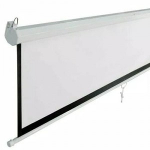 LAYAR PROJECTOR MANUAL 96" Diagonal 1:1 (178cm x 178cm) LETAEC