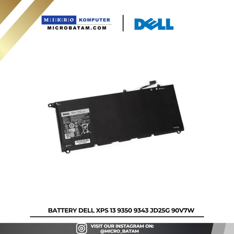 Battery Dell XPS 13 9350 9343 JD25G 90V7W