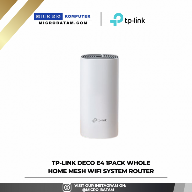 Tp-link Deco E4 1pack Whole Home Mesh Wifi System router Tp-link Deco E4 1pack Whole Home Mesh Wifi System router