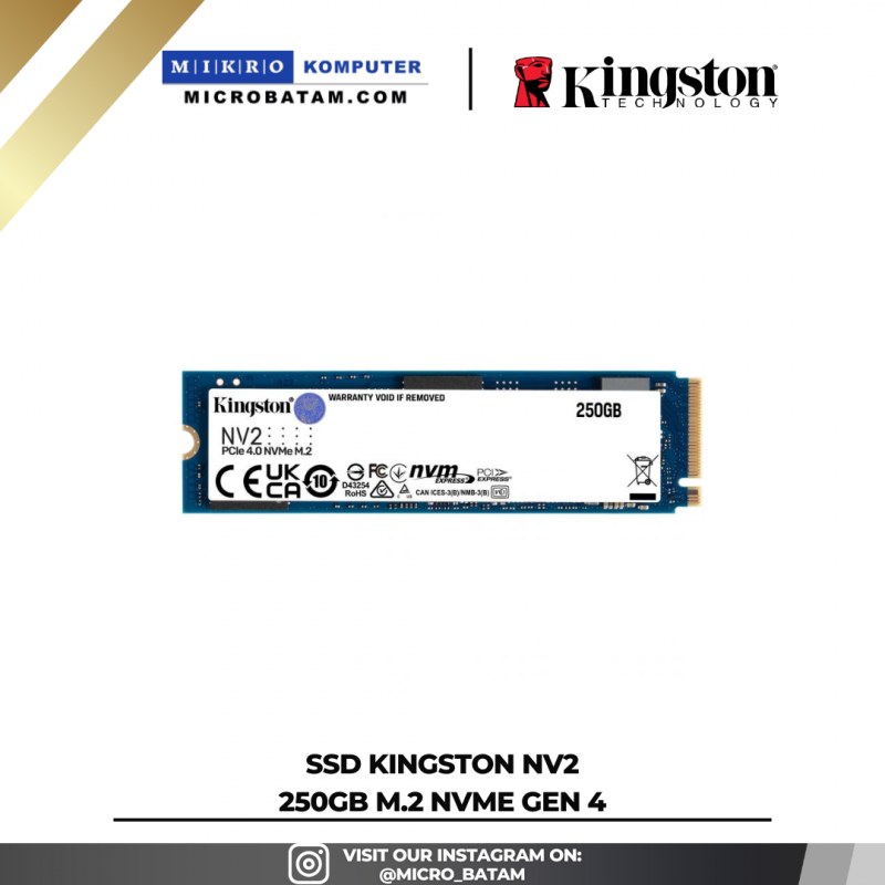 SSD Kingston NV2 250GB M.2 NVMe Gen 4 SSD Kingston NV2 250GB M.2 NVMe Gen 4