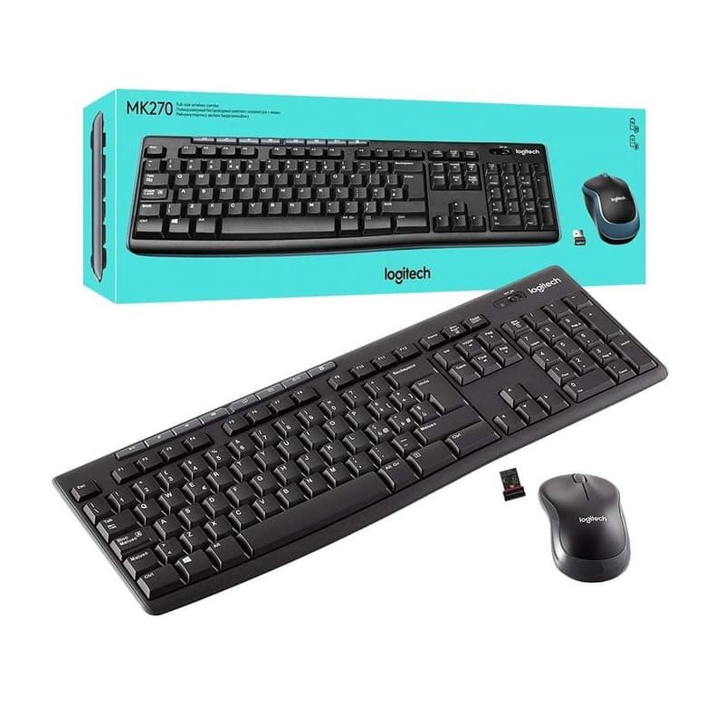 Mouse keyboard logitech mk270r wireless