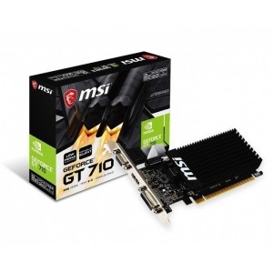 VGA MSI GeForce GT 710 2GD3P LP Low Profile 2GB DDR3