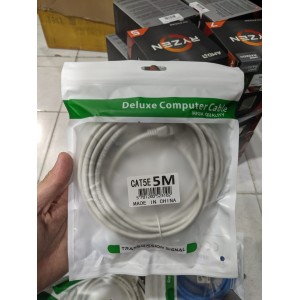 KABEL LAN CAT5E DELUXE COMPUTER CABLE 5 METER