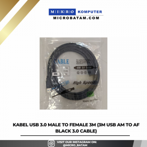 KABEL USB 3.0 MALE TO FEMALE 3M (3m usb AM to AF black 3.0 cable)