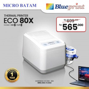 Printer Thermal Dekstop 80 mm BLUEPRINT ECO80X USB