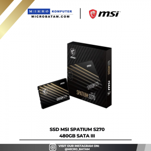 SSD MSI Spatium S270 480GB SATA III
