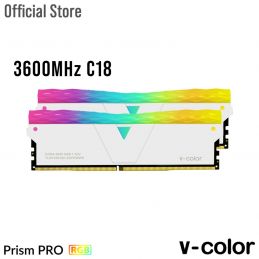 RAM V-COLOR DDR4PRISM PRO RGB WHITE 16GB (2X8GB)