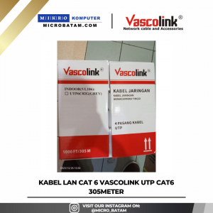 KABEL LAN CAT 6 VASCOLINKUTP CAT6 305Meter