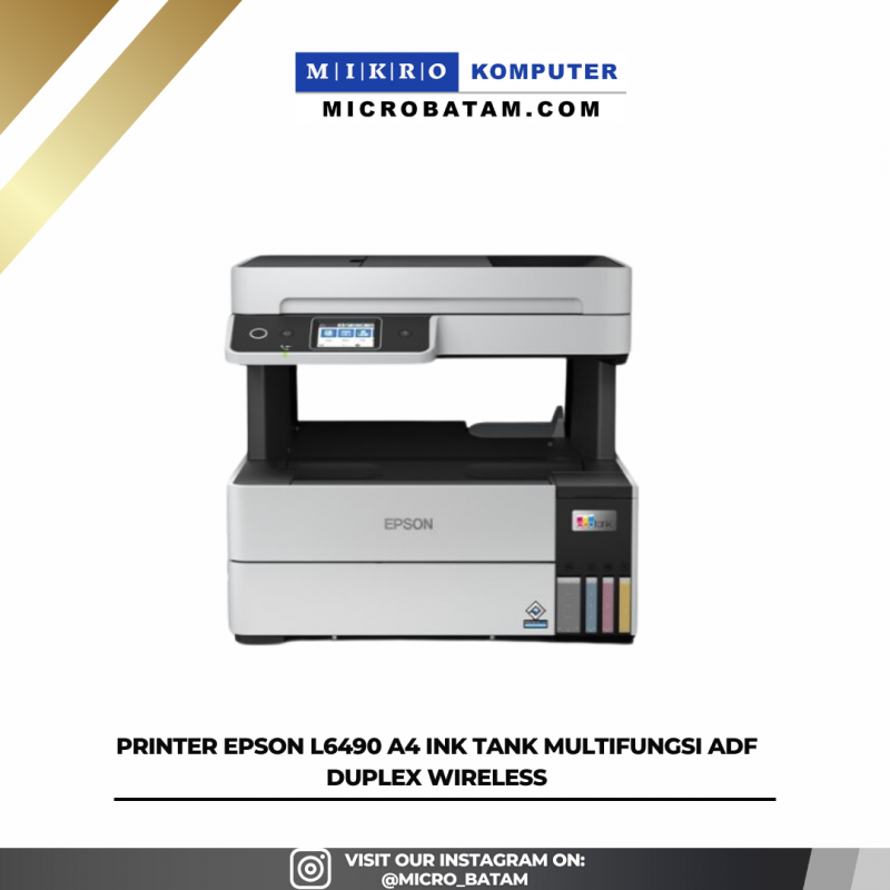 Printer Epson L6490 A4 Ink Tank Multifungsi ADF Duplex Wireless Printer Epson L6490 A4 Ink Tank Multifungsi ADF Duplex Wireless
