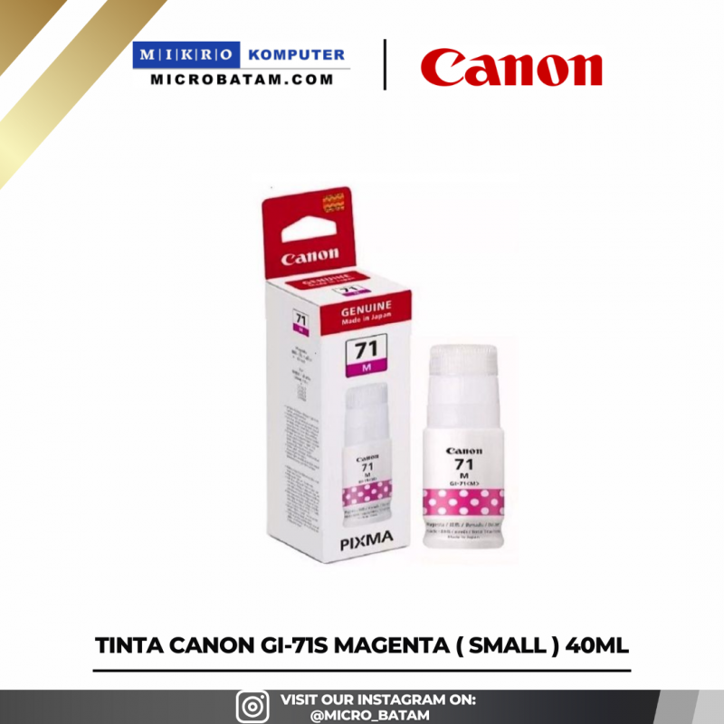 TINTA CANON GI-71SMAGENTA ( SMALL ) 40ML TINTA CANON GI-71SMAGENTA ( SMALL ) 40ML