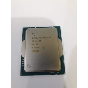 PROCESSOR Intel Core I3-12100 3.3GHz up to 4.3GHz, Cache 12MB Tray No Fan SOCKET LGA 1700