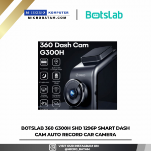 BotsLab 360 G300H SHD 1296p Smart Dash Cam Auto Record Car Camera