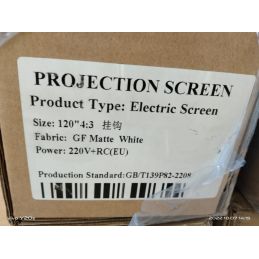 SCREEN PROJECTOR 150INCH 3:4 MOTORIZED / REMOT