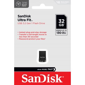 SanDisk Ultra Fit USB 3.1 32GB 130MB/s CZ430