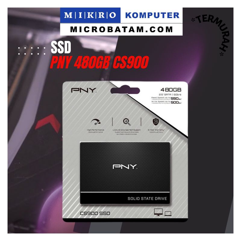 SSD PNY 480GB CS900