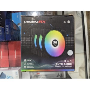 FAN VENOMRX 3 IN 1 RGB WHITE